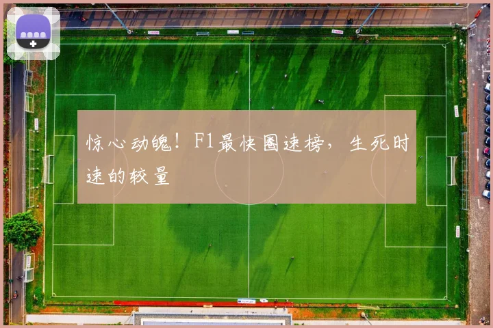 惊心动魄!F1最快圈速榜,生死时速的较量